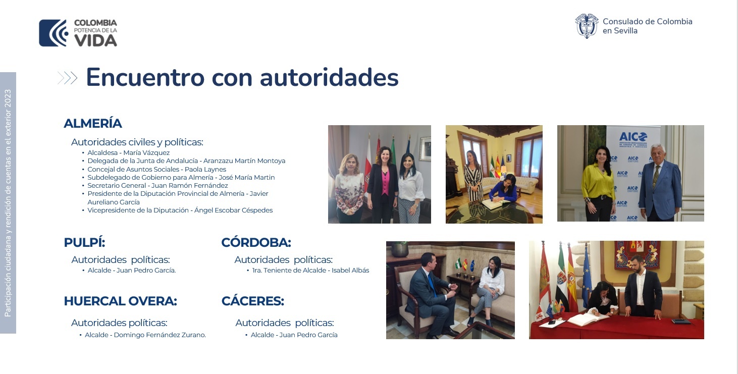 Así rendimos cuentas desde el Consulado General de Colombia en Sevilla