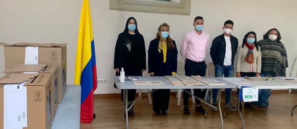 Avanzan elecciones de Congreso de la República 2022 en el Consulado de Colombia