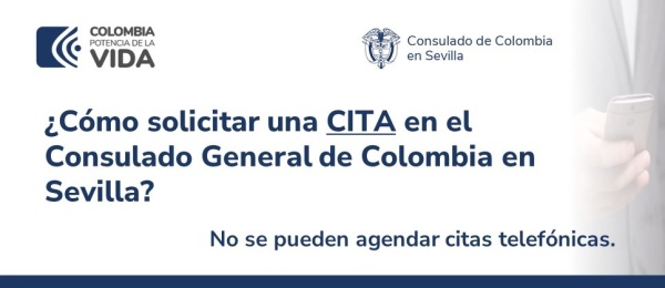 ¿Cómo solicitar una CITA en el Consulado General de Colombia en Sevilla?