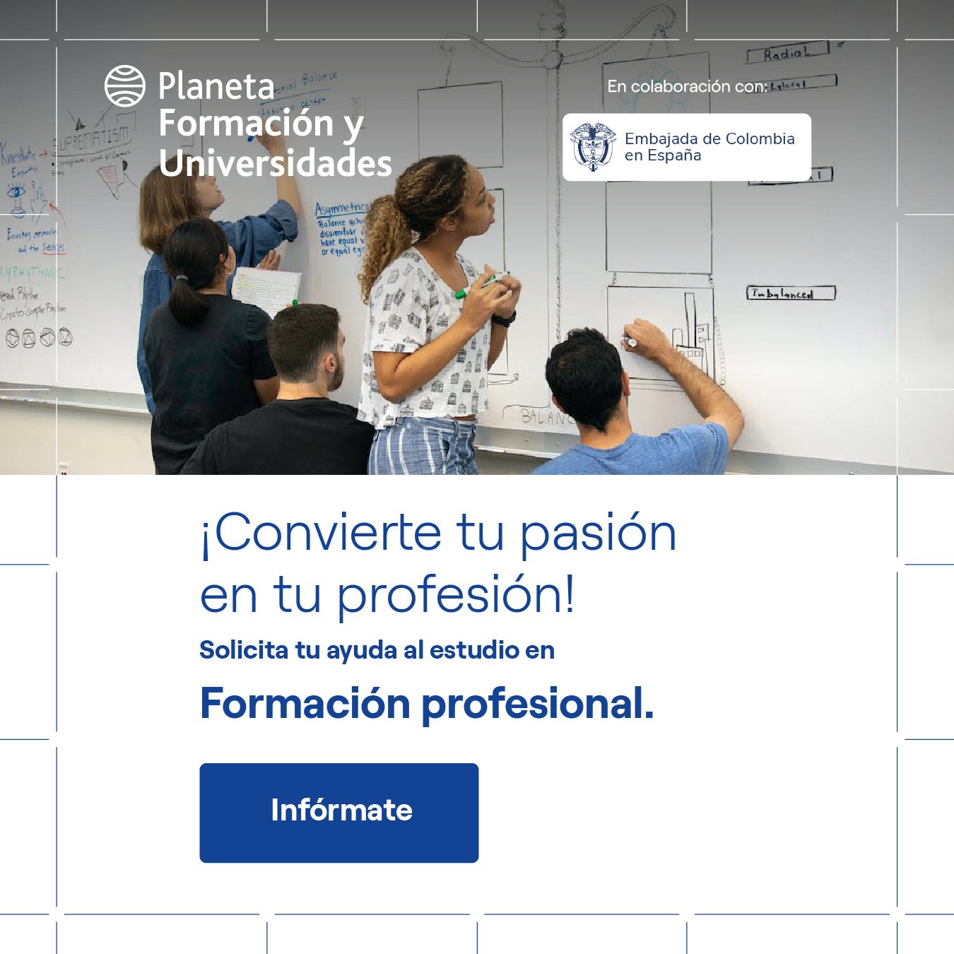 +270 ayudas al estudio del Grupo Planeta Formación y universidades para colombianos residentes en España