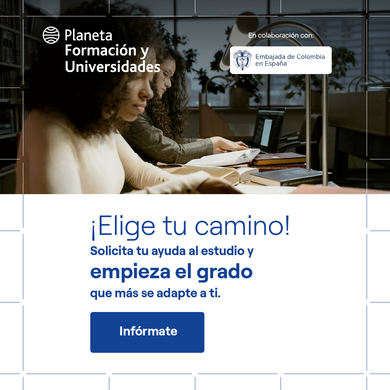 +270 ayudas al estudio del Grupo Planeta Formación y universidades para colombianos residentes en España