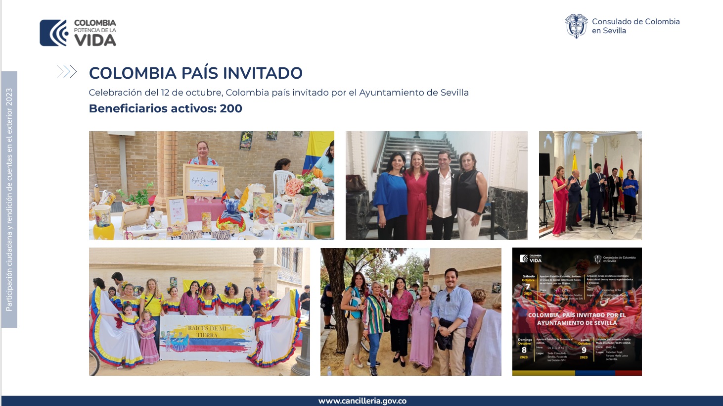 Así rendimos cuentas desde el Consulado General de Colombia en Sevilla
