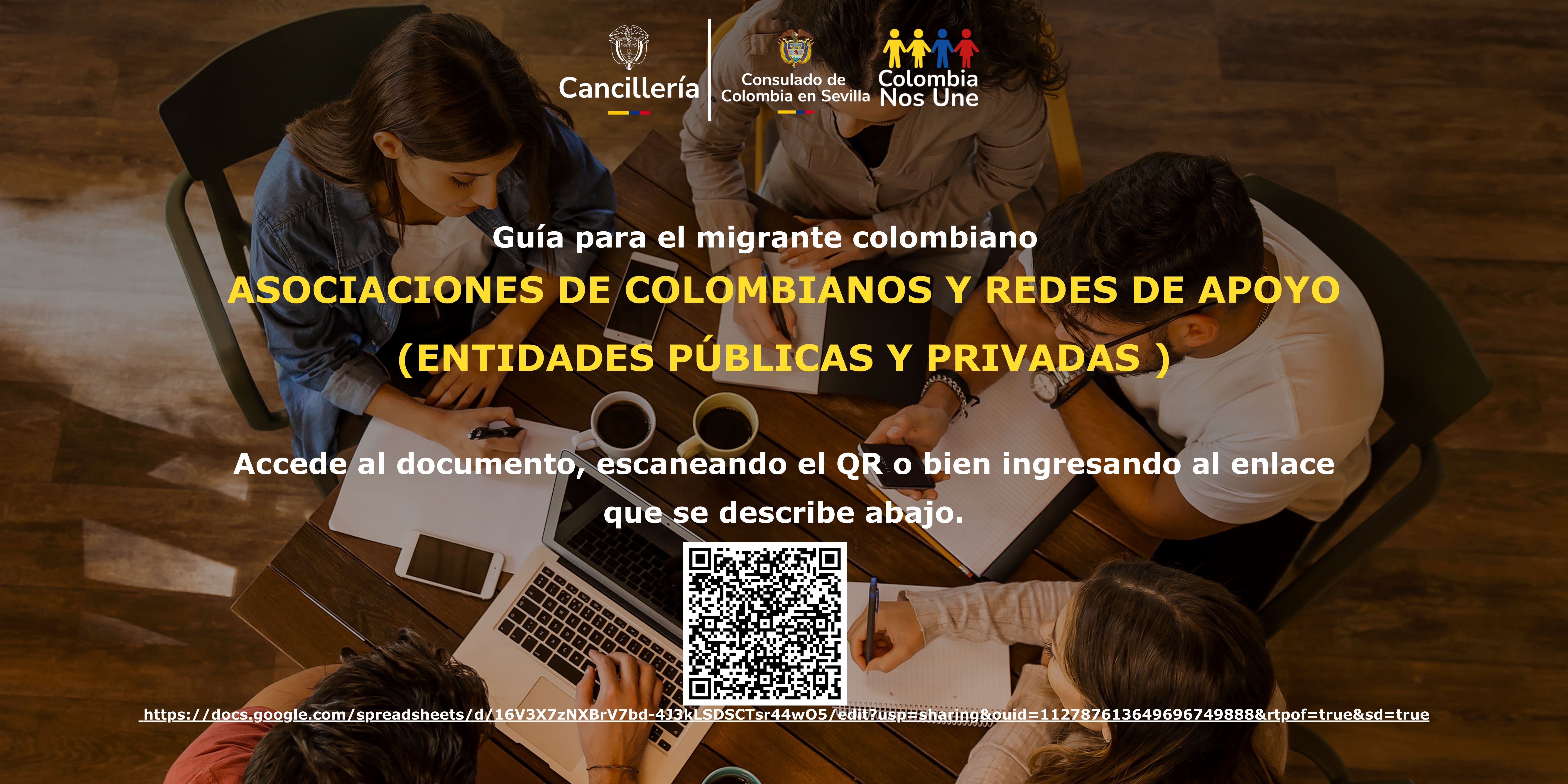 Guía de asociaciones y líderes colombianos en Andalucía y Extremadura