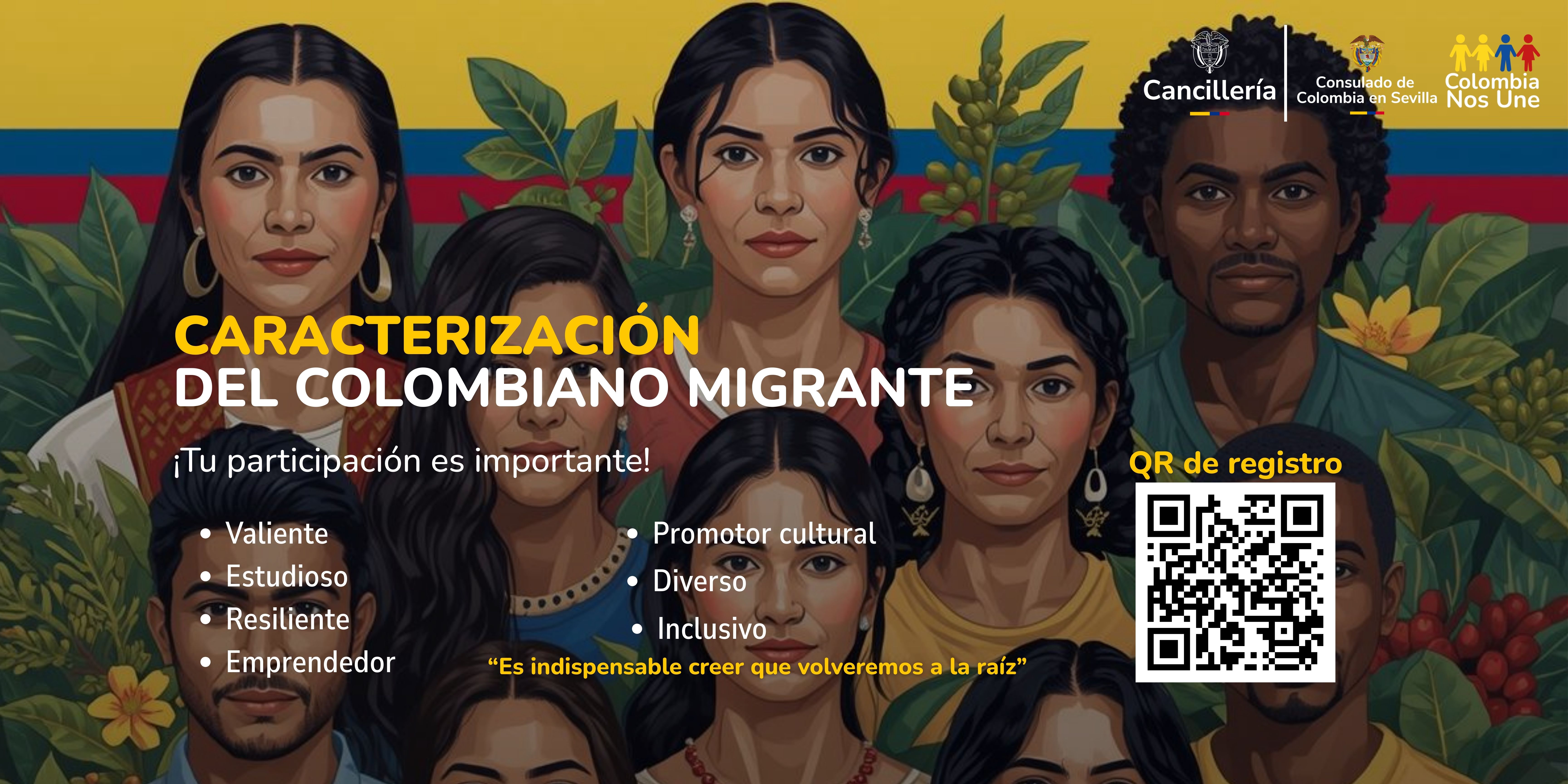 Caracterización del colombiano migrante en esta circunscripción