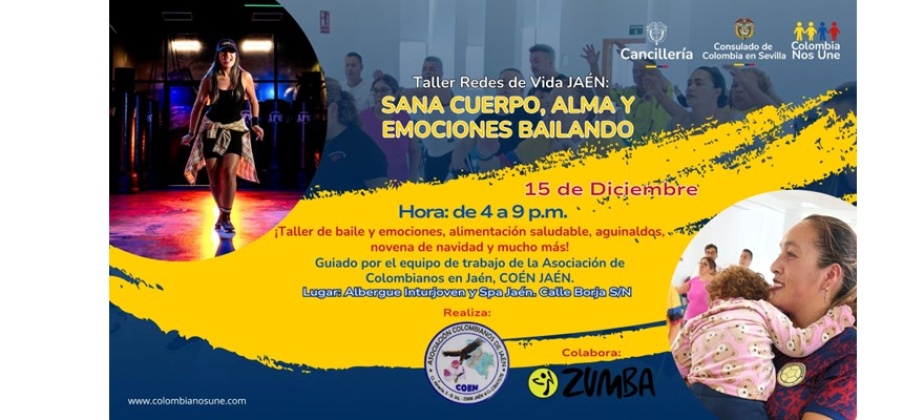 15 de diciembre de 2024 en Jaén, sana cuerpo, alma y emociones bailando en navidad