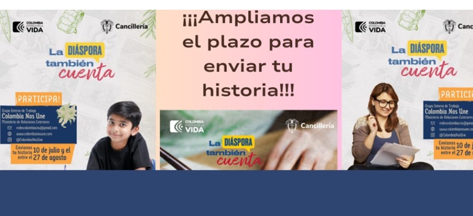 Ampliamos el plazo para enviar tu historia