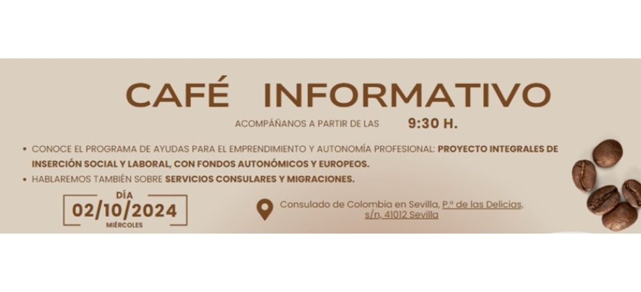 Café informativo del 2 octubre de 2024