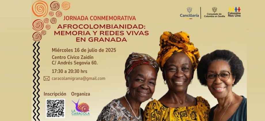 Jornada Afrocolombianidad: Memoria y Redes Vivas en Granada se realizará este miércoles 16 de julio de 2025
