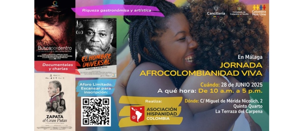 Jornada Afrocolombianidad Viva, en Málaga. Visibilización de nuestra riqueza migrante