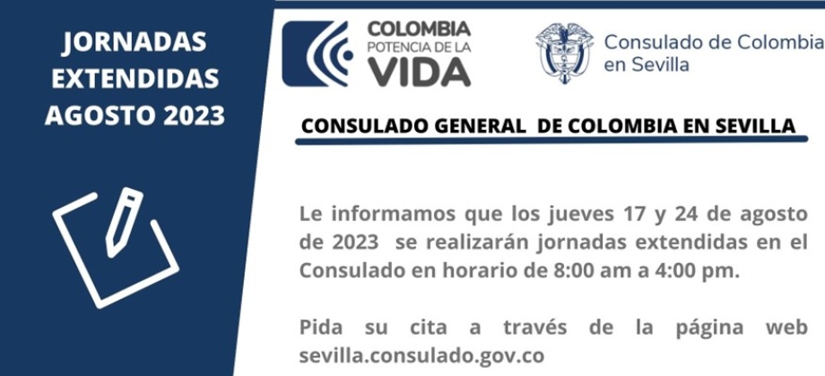 Jornadas Extendidas agosto 2023