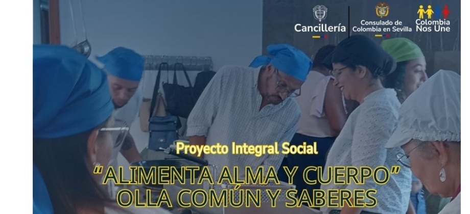 Próxima fecha en Sevilla del Proyecto Integral Social Alimenta Cuerpo y Alma, Olla Común y Saberes