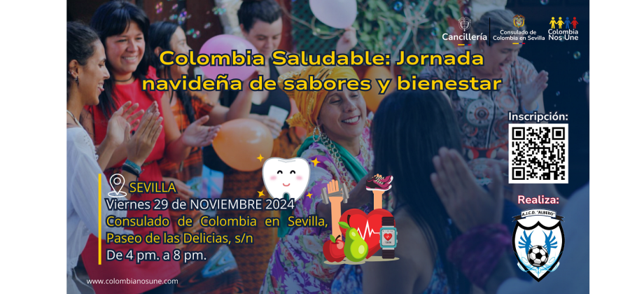 Colombia Saludable: Jornada navideña de sabores y bienestar el 29 de noviembre de 2024