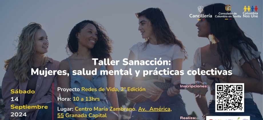 Taller Sanación: Mujeres, salud mental y prácticas colectivas este 14 de septiembre de 2024