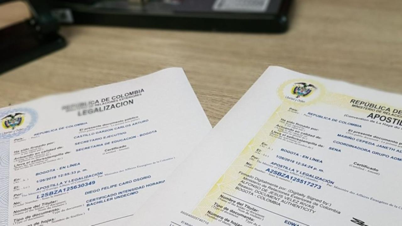 Información importante sobre la apostilla de documentos consulares con destino a España