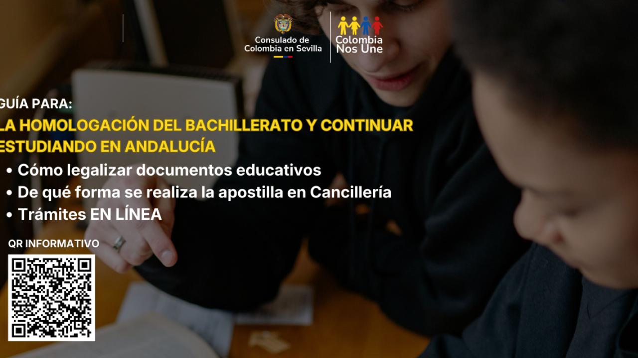 Guía para la homologación del bachillerato y continuar estudiando en Andalucía
