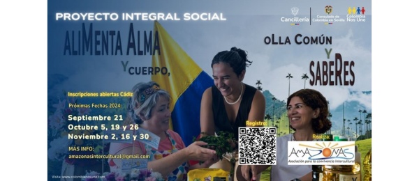 Actualización de agenda en Cádiz y recordatorio fechas en Sevilla y Huelva del Proyecto Integral Social Alimenta Cuerpo y Alma, Olla Común y Saberes