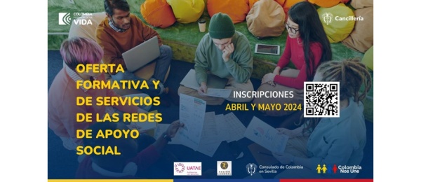 Consulado de Colombia en Sevilla publica oferta formativa y de servicios de entidades sociales 