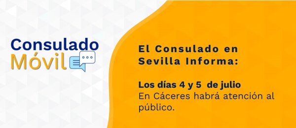 Consulado móvil en Cáceres