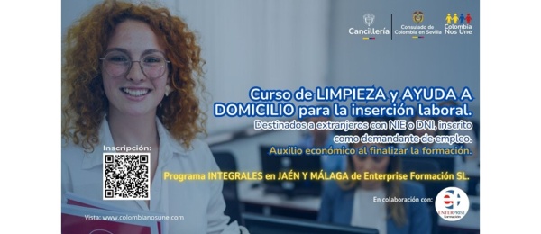 Curso de limpieza y ayuda a domicilio para la inserción laboral en Málaga y Jaén