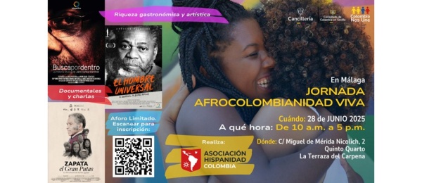 Jornada Afrocolombianidad Viva, en Málaga. Visibilización de nuestra riqueza migrante