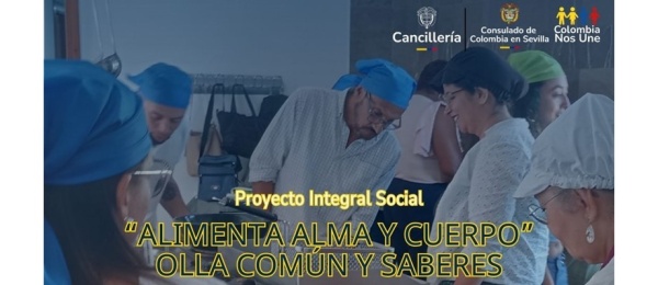 Próxima fecha en Sevilla del Proyecto Integral Social Alimenta Cuerpo y Alma, Olla Común y Saberes