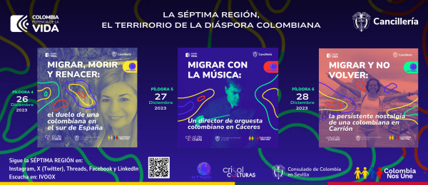 Continúa la Séptima Región, el territorio sonoro de la diáspora colombiana