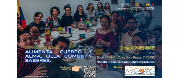 Este 2 de noviembre sigue el proyecto Alimenta Cuerpo y Alma, Olla Común y Saberes en Cádiz