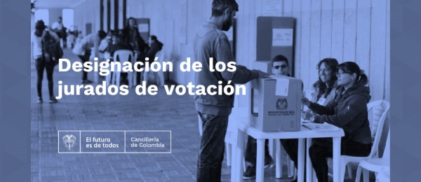 Designación de jurados de votación en el Consulado de Colombia en Sevilla