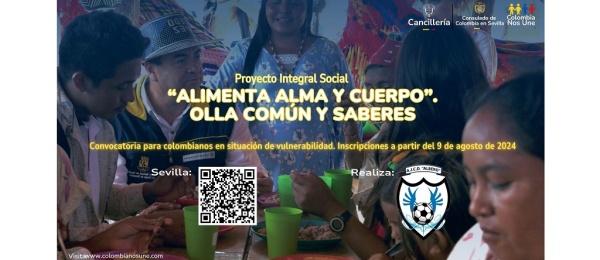 Convocatoria proyecto integral social Alimenta Cuerpo y Alma, Olla Común y Saberes 