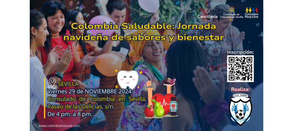 Colombia Saludable: Jornada navideña de sabores y bienestar el 29 de noviembre de 2024