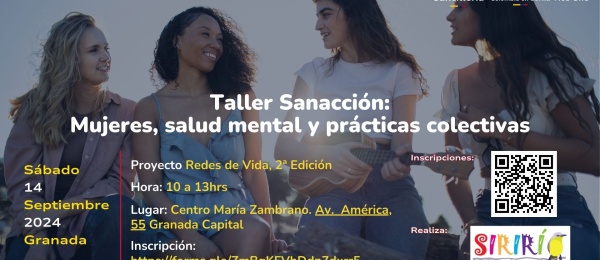 Taller Sanación: Mujeres, salud mental y prácticas colectivas este 14 de septiembre de 2024